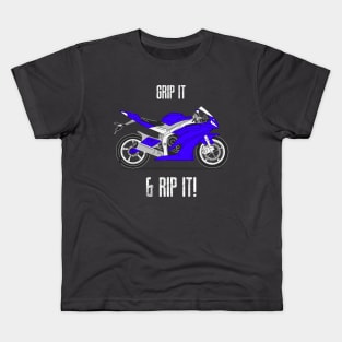 Grip It & Rip It! Motorcycle Kids T-Shirt